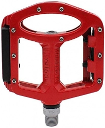 YZ Mountain Bike Pedal YZ Bike Pedal, Pedal, Magnesium Alloy Non-Slip Wear-Resistant Bicycle Mountain Bike Pedal Suitable for Mountain Bike Road Vehicles Folding Etc, Red