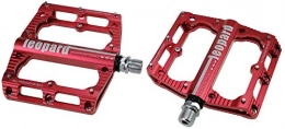 YZ Mountain Bike Pedal YZ Pedal, Mountain Bike Pedals, Aluminum Alloy Pedals Wide and Comfortable Non-Slip Pedals Riding Accessories, Red