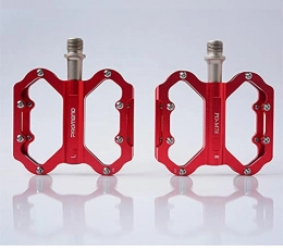 YZGSBBX Mountain Bike Pedal YZGSBBX Mountain bike pedal M78 aluminum alloy 3 ball bearing pedal CNC bicycle accessories Pedals (Color : PD M78 RED)