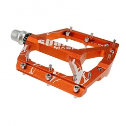 YZX Mountain Bike Pedal YZX Bike Pedals, 9 / 16" Lightweight Aluminum Alloy Sealed Bearing Bicycle Platform Flat Pedals, For Road Mountain BMX MTB Bike(Orange)