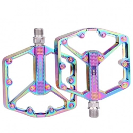 Zhandou Mountain Bike Pedal Zhandou Mountain Bike Pedals Bicycle Flat Pedals Lightweight Aluminum Alloy Pedals for Road Mountain Bike