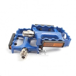 zhtt Mountain Bike Pedal zhtt Pedals, Bicycle Cycling Bike Pedals, New Aluminum Antiskid Durable Mountain Bike Pedals Road Bike Hybrid Pedals, Blue