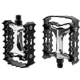 ZTZ Mountain Bike Pedal ZTZ MTB Pedals Mountain Bike Pedals 9 / 16 Sealed Bearing, Aluminum Antiskid Durable Bicycle , Bike Platform Pedals Lightweight for BMX MTB (Black)