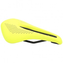 01 02 015 Mountain Bike Seat 01 02 015 Bike Cover, Wide Tail Wing Design Mountain Bike Saddle Cover for Fits Most Bicycle Seats for Mountain Bike(Yellow black dots)