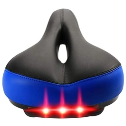 Abaodam Mountain Bike Seat Abaodam Bicycle Seat Saddle with Taillight Foam Bike Seat Cushion Mountain Bike Seat Absorbing Bicycle Seat Bike Saddle for Mountain Bike Bicycle without Battery