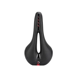 AMEPRO Mountain Bike Seat AMEPRO Bicycle Saddle Ergonomic MTB Road Bike Seat Cusion Soft Comfortable Hollow PU Leather Mountain Cycling Bike Accessories bicycle saddle (Color : Red)