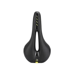 AMEPRO Mountain Bike Seat AMEPRO Bicycle Saddle Ergonomic MTB Road Bike Seat Cusion Soft Comfortable Hollow PU Leather Mountain Cycling Bike Accessories bicycle saddle (Color : Yellow)