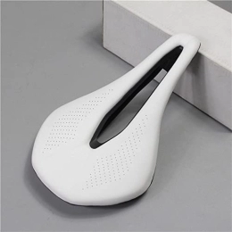 AOZAX Spares AOZAX Bicycle saddle Bicycle Seat Saddle MTB Road Bike Saddles Mountain Bike Racing Saddle PU Breathable Soft Seat Cushion Comfortable and stable (Color : White)