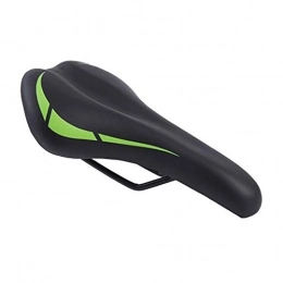 ASQWDC Mountain Bike Seat ASQWDC Polyurethane Filler Bike Saddle, Mountain Bicycle Saddle Breathable Cycling Cushion Ergonomics Design Fit for Mountain Bike Saddle, Green