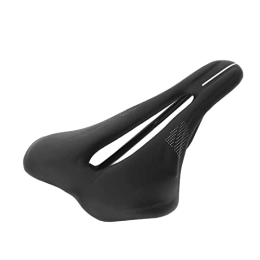 Astibym Mountain Bike Seat Astibym Mountain Bike, Ergonomic 100kg Weight Bear Engineered Alloy Steel Frame Tilted Down Head Bike Saddle Thicken for Riding for Women(Black White)