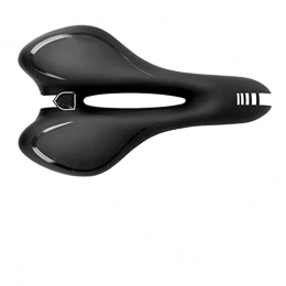 auspilybiber Mountain Bike Seat auspilybiber Bicycle seat ，Bike Bicycle Saddle Road Mountain Bike Seat Thick Pad Hollow Cycling Gel Saddle PVC Leather Breathable Saddle Soft White