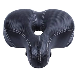 AXXMD Mountain Bike Seat AXXMD Bike seat mountain seats Bicycle Cycling Big Bum Saddle Seat Road MTB Bike Wide Soft Pad Comfort Cushion, Road Bike Bicycle Accessories (Color : Black)