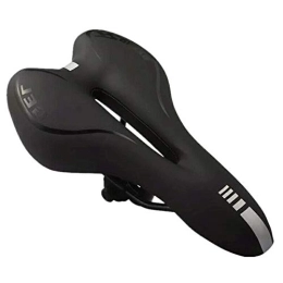 AYBAL Mountain Bike Seat AYBAL Bicycle Saddle Bike Seat Cushion Padded Bike Seat Fits Mountain Bike Comfort Soft Cushion Pad Wide Cycle Saddle (Color : Black, Size : Free size)