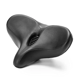 Baugger Spares Baugger Bike Accessories, Wide Bike Saddle Oversized Bike Seat Comfortable in Bicycle Cushion Pad Waterproof Cycle Seat Saddle for Men Women Road MTB