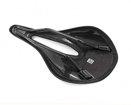 BFFDD Spares BFFDD Carbon Fiber+Leather Mtb Road Bike Saddle Comfort Mountain Cycling Black Bicycle Seat Pad Cushion 240X14m Bike Accessorie