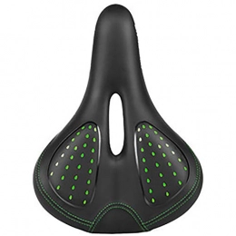 SHABI Mountain Bike Seat Bicycle Saddle Bicycle Seat Bicycle Cushion Car Seat Accessories Bicycle Cushion Saddle Mountain Bike Saddle (Color : Green, Size : 26x19cm)