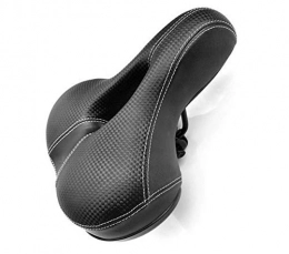 arhujion Spares Bicycle Saddle Bicycle Seat Breathable Bike Saddle Seat Soft Thickened Mountain Bicycle Saddle Pad Cushion Cover Shockproof Bicycle Saddle Road Bike (Color : Black)