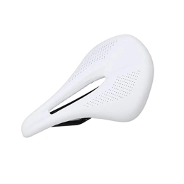 Gaeirt Mountain Bike Seat Bicycle Saddle, bike Cushion 155mm / 6.1in Saddle Width Double Track Seatposts for Mountain Bikes and Road Bikes(white)