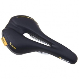 Vests Spares Bicycle Saddle Cushion, Hollow Ventilation PU Leather Kinetic Design Comfortable Soft Saddle Waterproof and Dustproof Mountain Bike Seat