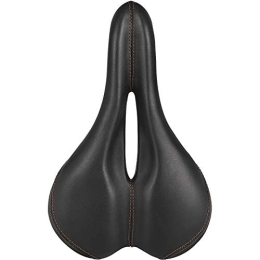 SHABI Mountain Bike Seat Bicycle Saddle Saddle Riding Seat Cushion Equipment Bicycle Seat Cushion Road Bike Seat Cushion Mountain Bike Saddle (Color : Black, Size : 17x27cm)