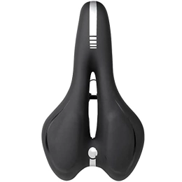 SHABI Mountain Bike Seat Bicycle Saddle Seat Riding Accessories Bicycle Silicone Cushion Bicycle Saddle Mountain Bike Cushion Bicycle Mountain Bike Saddle (Color : Black, Size : 27.5x10x16cm)