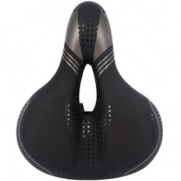 SHABI Mountain Bike Seat Bicycle Saddle Thickened Mountain Bike Saddle Riding Accessories Simple Bicycle Saddle Mountain Bike Saddle (Color : Black, Size : 25X12x21cm)