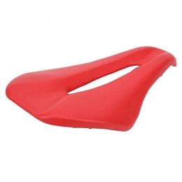 T opiky Mountain Bike Seat Bicycle Saddle, Universal Bicycle Hollow Saddle Ultralight Cushion Soft Bike Cushion with Dual Shock-absorbing Universal fit Saddle for Road Mountain Bike(red)