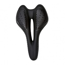 Bktmen Spares Bicycle Saddle Waterproof Breathable Silicone Cushion PU Surface Thickened MTB Seat Cycling Equipment Bicycle seat (Color : Black)