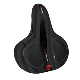 Bktmen Mountain Bike Seat Bicycle Seat Big Saddle Bicycle Mountain Saddle Bike Seat Bicycle Accessories Shock Absorber Wide Comfortable Bicycle seat (Color : Black Red)