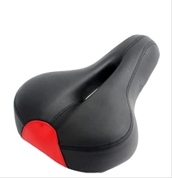 SHCHAO Mountain Bike Seat Bicycle Seat Mountain Bike Thickened Sponge Seat Comfortable Saddle Large Seat Cushion Black red