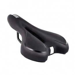 Sungpune Mountain Bike Seat Bike Saddle, Comfortable Bicycle Saddle with Rain Protection Men Women, Silicone Gel Bike Saddle for Bicycles, Mtb, City Bikes, Racing Bikes, Black