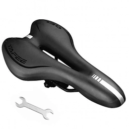 BDFA Spares Bike Saddle Professional Mountain Bike Gel Saddle MTB Bicycle Cushion with Wrench