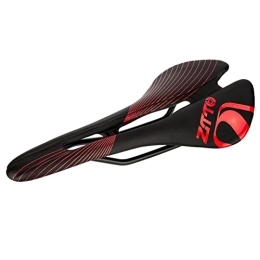 SHHMA Mountain Bike Seat Bike Saddle Seat Bicycle Cushions Comfortable Soft Mountain Bike Saddles Cycling Gear Accessories for MTB, Road Bikes, Black red