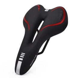 SHHMA Mountain Bike Seat Bike Saddle Seat Mountain Bicycle Seat Cushion Bag Riding Universal Vehicle Saddle Seat Bicycle Accessories for MTB, Road Bikes, Red