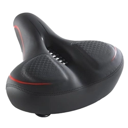 Keyohome Spares Bike Seat, Bicycle Pad Seat, Wide Bicycle Saddle, Bike Saddle Cushion Wide, Cycle Saddle Cushion, Bicycle Seat Cushion, Shock Absorption Waterproof Comfortable Bike Saddle for Mountain Bike Road Bike