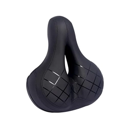 Bike Seat Bicycle Saddle,Bicycle Seat for MTB Mountain Bike Comfort Waterproof Wide Bike Seat Cushion Shockproof Design for Road Bikes, Mountain Bike and Indoor Spin Bikes