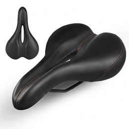 SXLZ Spares Bike Seat Bicycle Saddle, Soft Bike Cycling Cushion Comfortable Ergonomics Design Waterproof Fit Most Bikes, Mountain / road / hybrid, Black