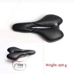 SXLZ Mountain Bike Seat Bike Seat Comfort, Bicycle Saddle For Men Cycling Seat Lightweight Ergonomics Design Breathable For Mountain, City Bikes, Black