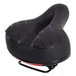 Stylelove Spares Bike Seat, Comfort Wide Soft Bike Seat Cushion Shockproof Design Big Bum Extra Comfort Bike Saddle Fits MTB Mountain Bike Road Bike