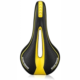 YOIQI Mountain Bike Seat Bike Seat Comfortable Bicycle Saddle MTB Mountain Road Bike Seat Hollow Gel Cycling Cushion Exercise Bike Saddle For Men And Women Bike Saddle (Color : Type D Yellow)