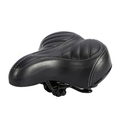 AYNEFY Mountain Bike Seat Bike Seat Cushion, Bike Saddle City Bike Saddle Ultra Soft Cushion Thick Mountain Bike Bicycle Matte Black Seat