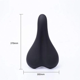 SXLZ Mountain Bike Seat Bike Seat, Mountain Bicycle Saddle Cushion Hollow Soft Breathable, Ergonomics Design, for Men Women, Black