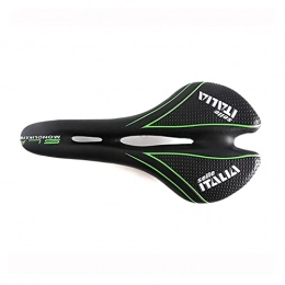 Sdvklly Mountain Bike Seat Bike Seat MTB Bicycle Saddle Soft Ergonomic Comfortable Wave Road Bike Saddle Ultralight Cycling Saddle (Color : Green)