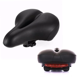 BIUDECO Mountain Bike Seat BIUDECO Sitting Pad Seating Cushion Bike Seat Pad Mountain Seats Mtb Saddle Mountain Saddle With Tail Lights Seat Cushion Bicycle Seat Bike Seat Cover Bike Saddle Spring Comfortable Black