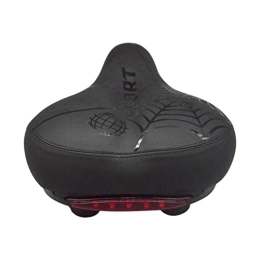 BMHESD Mountain Bike Saddle Bicycle Saddle With Flashing Leather Bicycle Saddle For Mountain Road