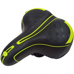 Borstu Mountain Bike Seat Borstu Bicycle Saddle Wide Big Road Bike Saddle Soft Bicycle Seat Cushion Bicycle Accessories for MTB Mountain Bike Road Bike Spinning Bike Green