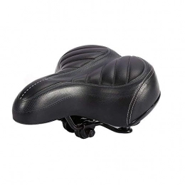 BXU-BG Bicycle Saddle Soft Bicycle Saddle Comfortable Bike Seat Suitable for Women Men Road Bike for Women Men Mountain Road Exercise Bike (Color : Black, Size : One size)