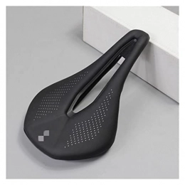 CANJIE Spares canjiao shop Bicycle Seat Saddle MTB Road Bike Saddles Mountain Bike Racing Saddle PU Breathable Soft Seat Cushion (Color : Black)