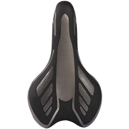 CaoQuanBaiHuoDian Spares CaoQuanBaiHuoDian Comfortable Bicycle Seat Mountain Bike Saddle Bicycle Saddle Bicycle Seat Riding Equipment Seat Cushion Feel Good (Color : Gray, Size : 29x18x7.5cm)