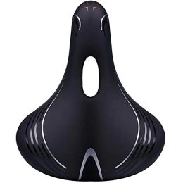 CaoQuanBaiHuoDian Spares CaoQuanBaiHuoDian Comfortable Bicycle Seat Mountain Bike Seat Cushion Road Bike Saddle Bicycle Seat Cushion Riding Equipment Accessories Feel Good (Color : Black, Size : 22x26cm)